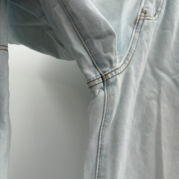 JustFab Light Wash High Rise Wide Leg Jeans Sz 27 NEW - Picture 5 of 11